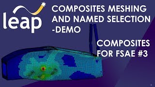 ANSYS Composites Meshing and Named Selections  Demo  Composites for FSAE 3 [upl. by Nueovas]