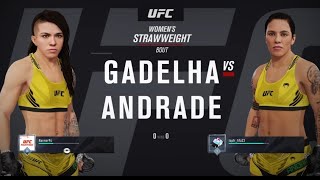 UFC 4  Claudia Gadelha vs Jessica Andrade 2  FULL FIGHT [upl. by Humberto]