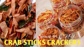 How Easy fried crab Sticks surimi  Tasty and crispiness [upl. by Aveline49]