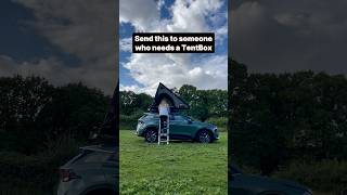 Set up in less than 30 seconds 🤯🤩 Find out more at tentboxcomcargo 🚗🏕️ [upl. by Sanjiv603]