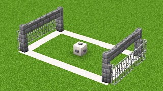 how to make a soccer field in Minecraft [upl. by Rehctelf]