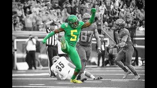 Kayvon Thibodeaux  2019 Oregon DE Highlights [upl. by Latrena]