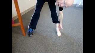 Peroneus longus foot exercise [upl. by Adnamahs]