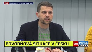 Dávejte pozor na Lužnici Malši a Otavě varoval ministr Hladík Řekl do kdy má pršet [upl. by Aleras]