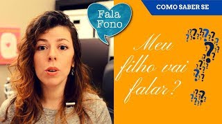 COMO SABER SE MEU FILHO VAI FALAR [upl. by Linda]