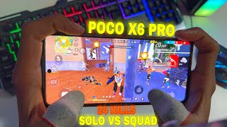 poco x6 pro 5g free fire gaming test high performance 8300 ultra 120hz display first gaming test 4kr [upl. by Skcirdnek359]