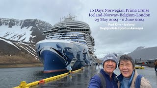 Norwegian Cruise IcelandSouthampton 2024 Part One  Iceland [upl. by Imhskal]