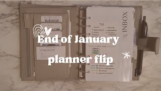 End of January functional planner set up video  Moterm personal luxe 20 wFCC inserts [upl. by Suolhcin]