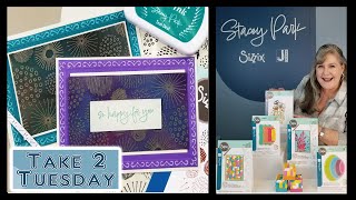 Class 7 Take 2 Tuesday Class Featuring New Sizzix Releases amp New Jacquard Inks both by Stacey Park [upl. by Arihsan]