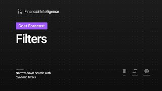 Cost Forecast Filters [upl. by Marielle65]