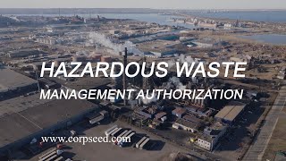 Hazardous Waste Management Authorization  Types  Examples  Corpseed [upl. by Eladnor61]