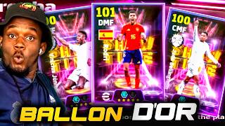 Prof BOF packs BALLON DOR SHOWTIME RODRI amp VINI😃 World Player of The Year 2024 Best Pack [upl. by Merrel]