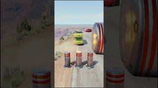 Car pit bollard cars beamng Drive beamngdrive beamng shorts [upl. by Featherstone]