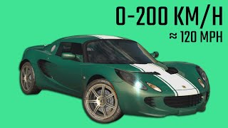 Lotus Elise series 2  Acceleration in 15 Games [upl. by Ibok979]