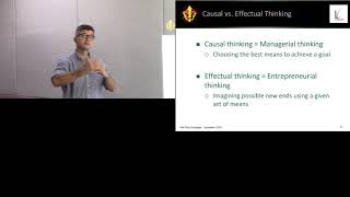 Effectuation Entrepreneurship 35 Causal vs Effectual Thinking [upl. by Eanert]