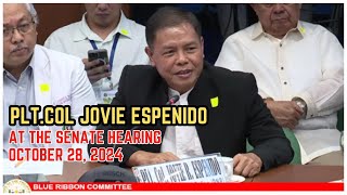 PLt Col J Espenido at the Sente hearing October 282024 [upl. by Compte]