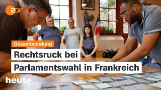 heute 1900 Uhr vom 01072024 Wahlen in Frankreich [upl. by Pollitt]