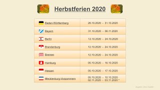 Herbstferien 2020 [upl. by Roos300]