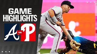 Braves vs Phillies Game Highlights 83024  MLB Highlights [upl. by Alohcin680]