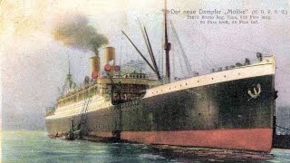 ss Moltke  Hamburg Amerika Line  Jubelklänge Marsch [upl. by Waddington]