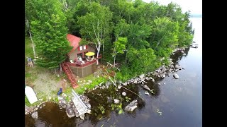 Northern Maine Lake Front Home For SaleSold [upl. by Enyaw]