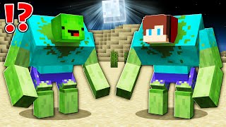 How Mikey and JJ became a MUTANT ZOMBIES   Minecraft Maizen [upl. by Adnyc]