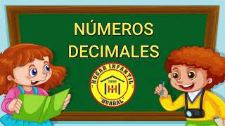 NÚMEROS DECIMALES TABLERO POSICIONAL DE NÚMEROS DECIMALES [upl. by Lyrem625]