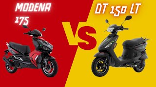 Italika MODENA 175 vs Italika DT 150 LT  Cual es Mejor [upl. by Junina]