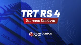 TRT RS 4  Semana Decisiva  Gestão Pública com Heron Lemos [upl. by Allerbag]