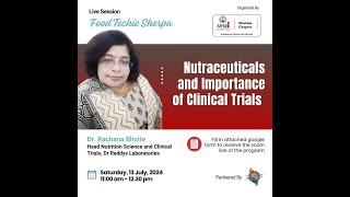 Session 6 Nutraceuticals and Importance of Clinical Trials [upl. by Clementi]