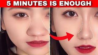 NOSE PAANO PATANGUSIN ANG ILONG SA SIMPLENG PARAAN  RESHAPE YOUR NOSE No surgery [upl. by Dirk573]