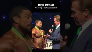 Winner Roelly Winklaar 2018 Arnold Classic shorts arnoldclassic motivation fitness [upl. by Alleyne]