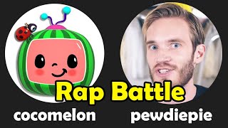 Pewdiepie VS Cocomelon RAP BATTLE [upl. by Isabelle]