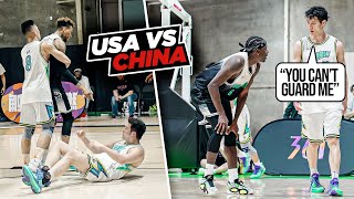 USA vs CHINA EPIC Streetball Game GOT HEATED  Ballislife vs 361 [upl. by Farmann]