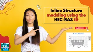 Inline Structure DAM Weir and Gate Modelling Using HECRAS1D Model [upl. by Jowett575]