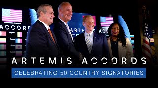 Artemis Accords Celebrating 50 Country Signatories [upl. by Asenej]