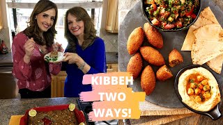 How to make the ULTIMATE KIBBEH كبة مع اللحم [upl. by Gnolb]