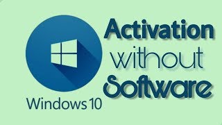 Windows 10 Activation Without Software  Tutorial 2020 [upl. by Consolata928]