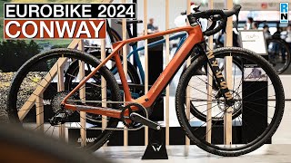 Eurobike 2024 Das neue Conway Nyvon E Gravel Bike [upl. by Euqnimod]