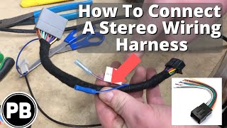 Stereo Wiring Harness Explained How to assemble one yourself [upl. by Dugaid]