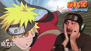 SAGE MODE NARUTO IS ANOTHER LEVEL  Naruto Shippuden Reaction Ep 164165 [upl. by Neeluj]