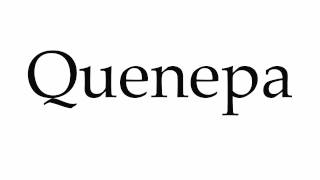 How to Pronounce Quenepa [upl. by Sternlight211]