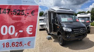 18625€ 🔴 Mercedes Wohnmobil Neuwagen Preise fallen immer mehr 2025 Hymer MLT 570 4x4 [upl. by Kcira532]