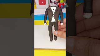 Dracula clay art craft youtubeshorts diy love viralvideo [upl. by Yrahcaz573]