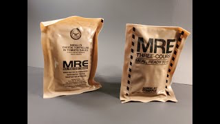 2024 US MRE Cheese Tortellini Review Meal Ready to Eat Taste Testing Comparison to Meal Kit Supply [upl. by Mahda]