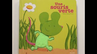 Lecture du livre comptine  Une souris verte de Denis Cauquetoux [upl. by Enitsej660]