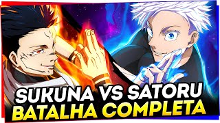 SATORU GOJO VS RYOMEN SUKUNA  VEJA COMO FOI  BATALHA COMPLETA EXPLICADA  JUJUTSU KAISEN [upl. by Fronniah]