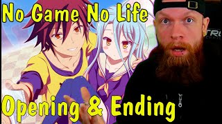 No Game No Life Opening and Ending Reaction [upl. by Cart]