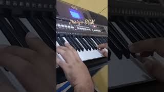 Khaleja Telugu BGM on Keyboard  Mani Sharma  bgm telugubgm [upl. by Annaiek795]