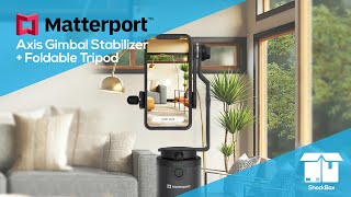 Unboxing the Matterport Axis Motorized Gimbal for Professional 360 Photo Scans plus Foldable Tripod [upl. by Kimura]